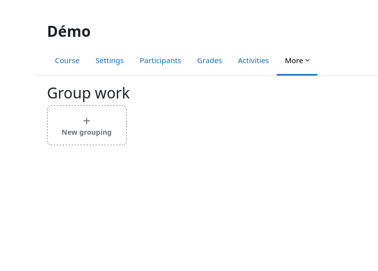 Group work