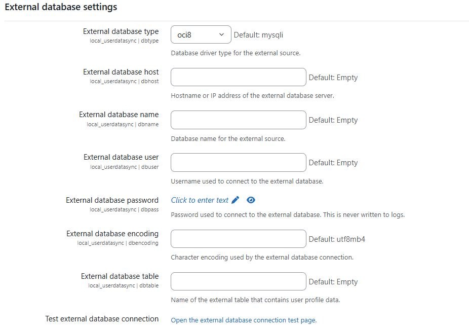 User Data Synchronization (External Source)