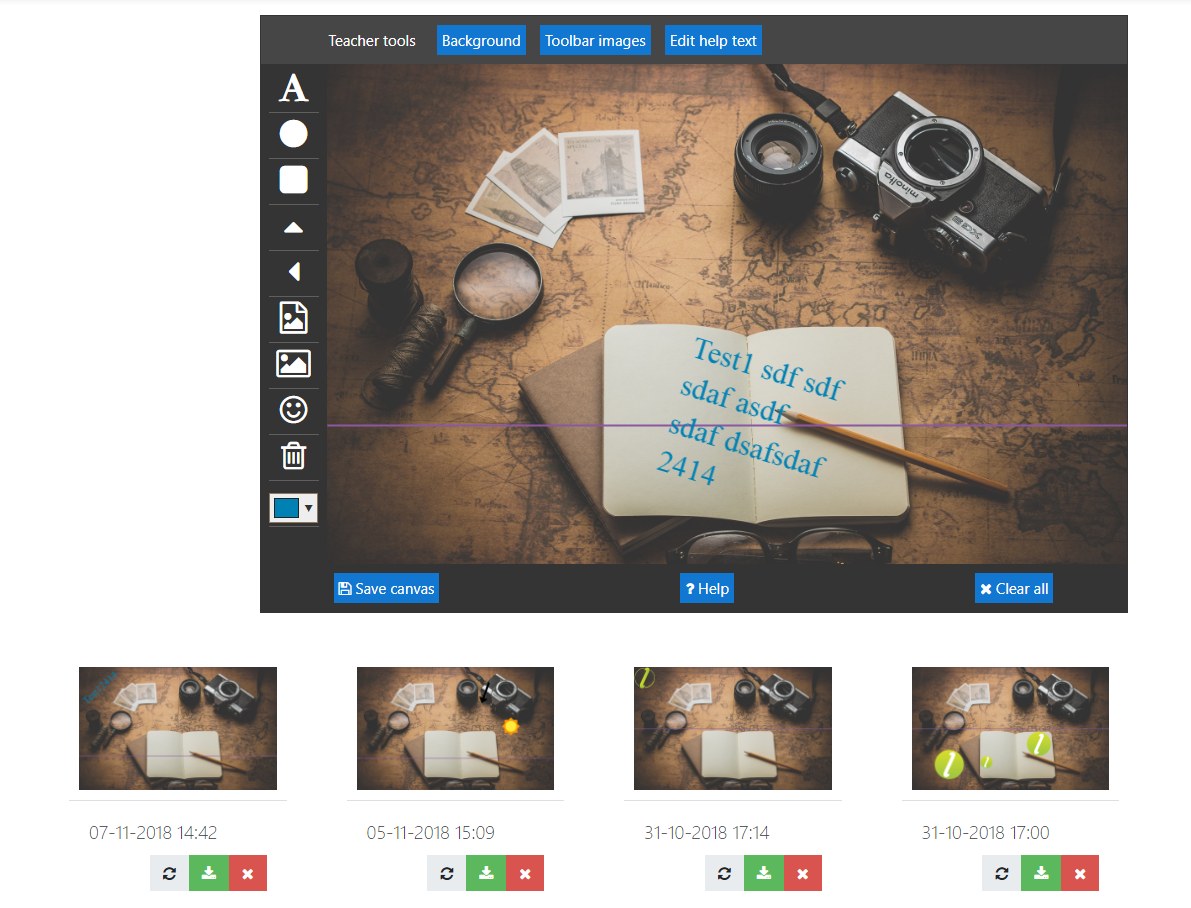 HTML5 canvas sketch game