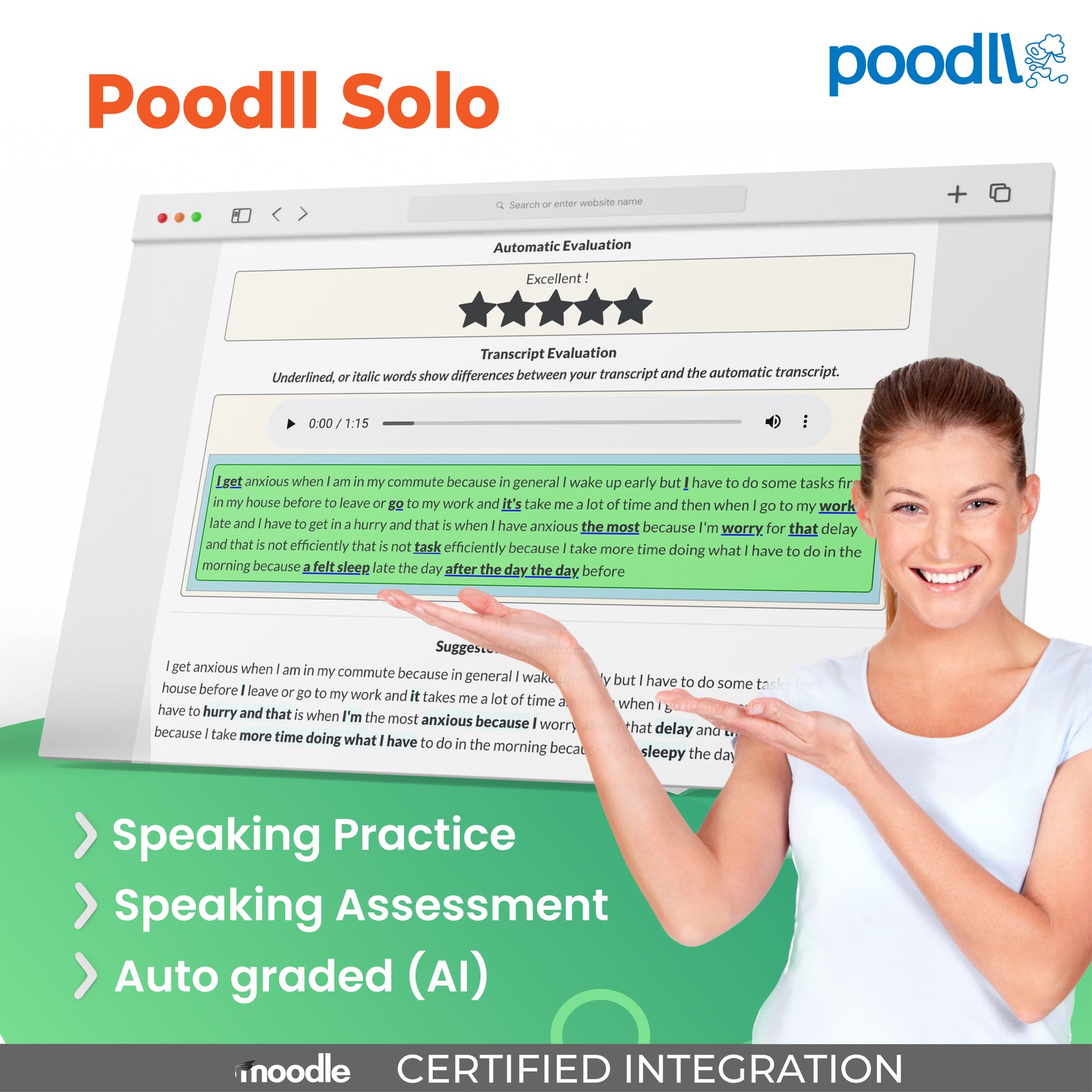 Poodll Solo