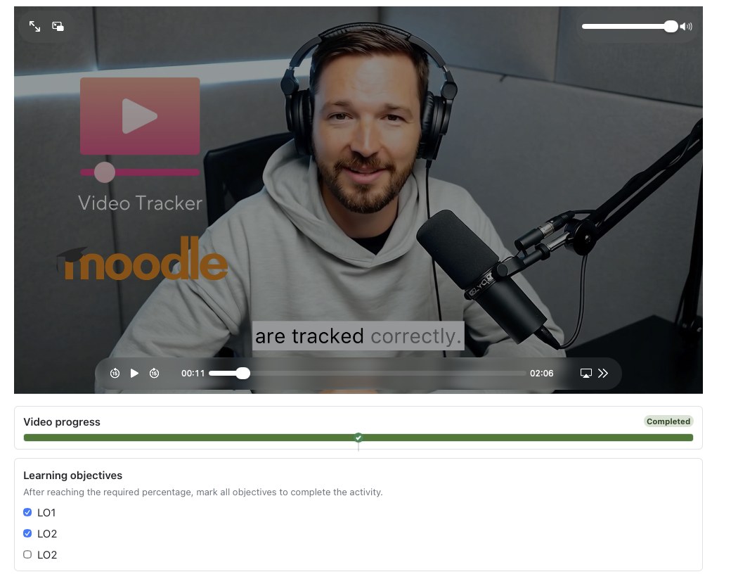 Learnplug Video Tracker