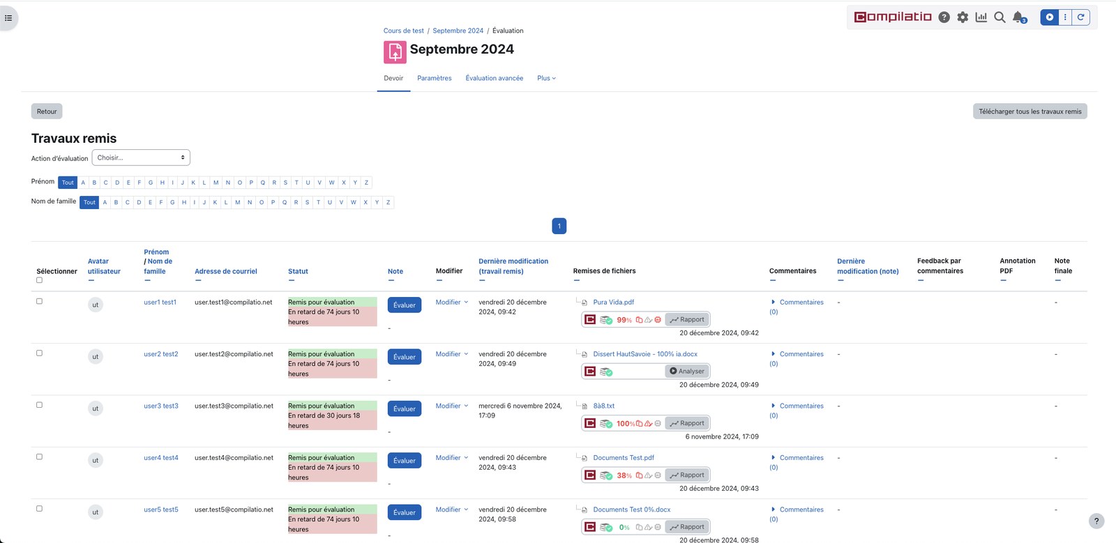 Compilatio Plagiarism and AI Content Detector plugin