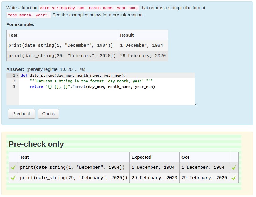 Adaptive adapted for coderunner