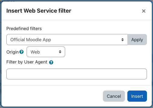 WebService Filter for TinyMCE