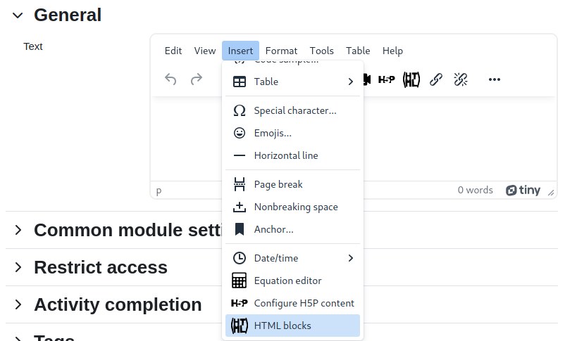 Tiny HTML Blocks