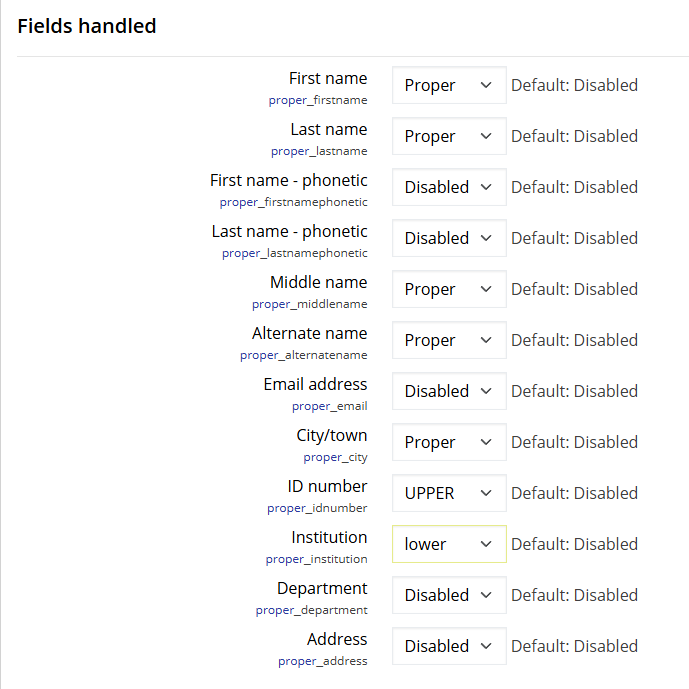 Replace names with proper names